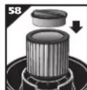 Shop-Vac SS12350A - INSTALLING THE CARTRIDGE FILTER - 2