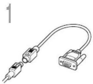 OLYMPUS AS5000 - Collegamento ad una porta seriale - 1