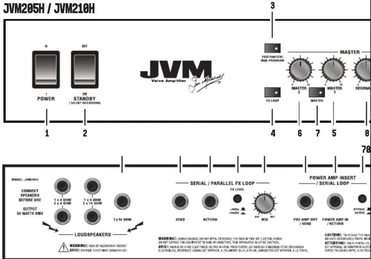 MARSHALL JVM210C - CANAL LIMPIO/CRUNCH - 4