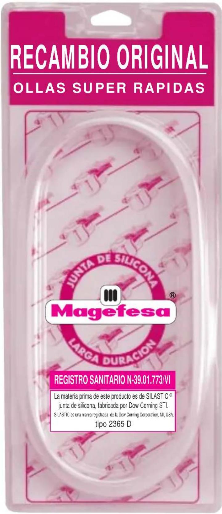 Magefesa Mageplus - ORIGINAL SPARE PARTS - PIEÇES DE RECHANGE ORIGINALES PEÇAS ORIGINAIS - ORIGINALERSATZTEILE - 1