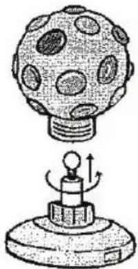 BASICXL BXLBALL10 - Remplacer la lampe : - 2