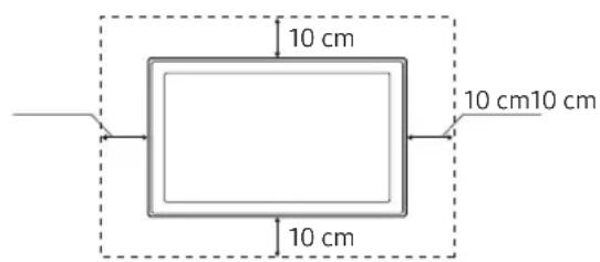 SAMSUNG UE32N4005AW - Ausreichende Belüftung Ihres Geräts - 2