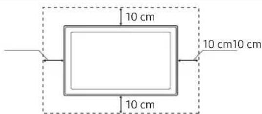 SAMSUNG UE32N4005AW - Ventilation adaptée de votre téléviseur - 2