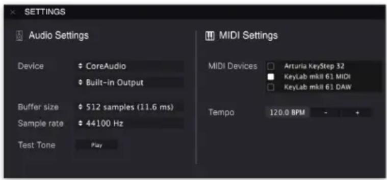 Arturia Keylab 61 MkII - Se connecter à Analog Lab - 1