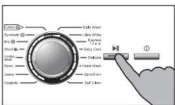 HAIER HW90B14266A - Start wash programme - 1