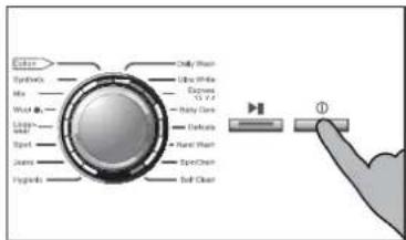 HAIER HW90B14266A - Switch on the appliance - 2