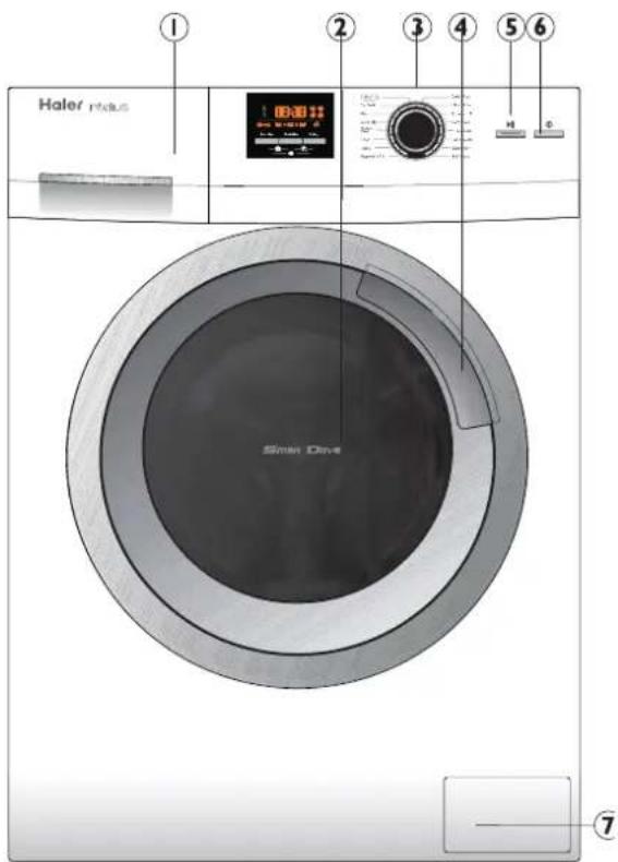 HAIER HW90B14266A - Tuyau de vidange - 3