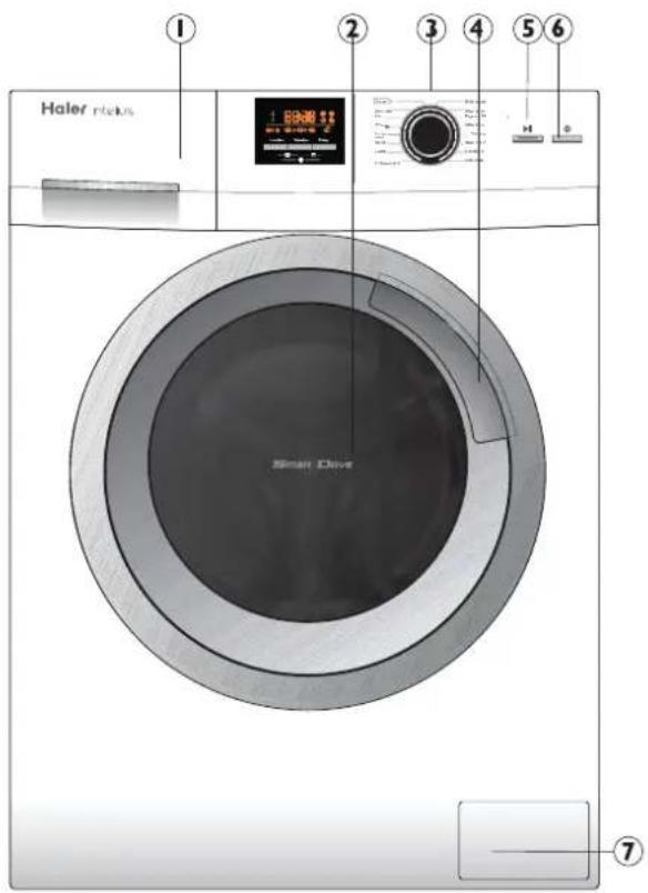 HAIER HW90B14266A - Tubo di scarico - 3