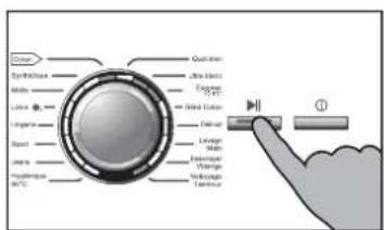 HAIER HW90B14266A - Démarrage du programme de lavage - 1