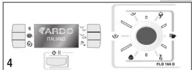 Ardo FLO168D - COME CAMBIARE LA LINGUA SUL DISPLAY: - 3