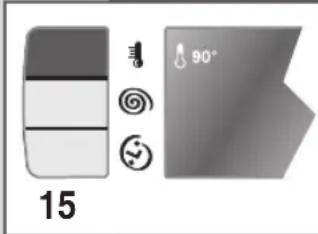 Ardo FLO168D - WAHL DER TEMPERATURE: - 1