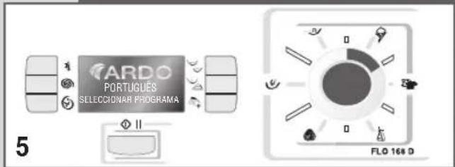 Ardo FLO168D - COMO SELECTIONAR O PROGRAMA: - 1
