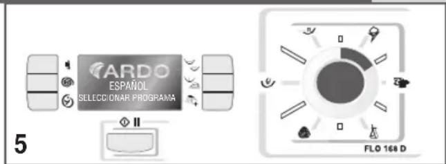 Ardo FLO168D - CÓMOSELECTIONNARELPROGRAMA: - 1
