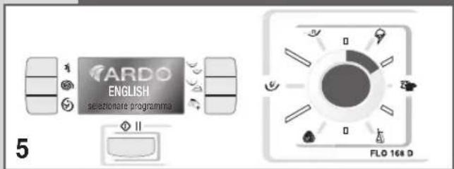 Ardo FLO168D - HOW TO SELECT THE PROGRAMME: - 1