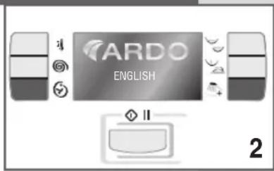 Ardo FLO168D - COME CAMBIARE LA LINGUA SUL DISPLAY: - 1