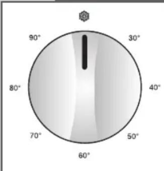 Ardo A410 - THERMOSTAT KNOB - 1