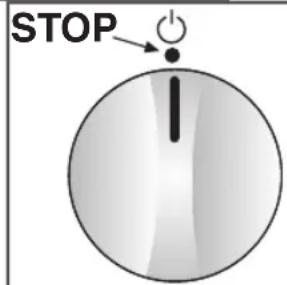 Ardo A410 - A PROGRAMVÁLASZTÓ „STOP“ ALLÁSA: - 1