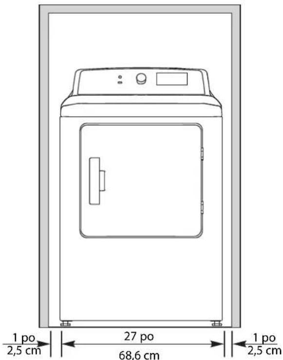 INSIGNIA NSFDRE67WH8A - Installation de la secheuse et de la machine à laver côte à côte - 1