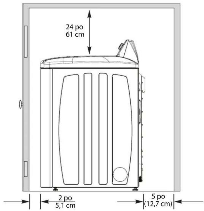 INSIGNIA NSFDRE67WH8A - Installation de la secheuse et de la machine à laver côte à côte - 2