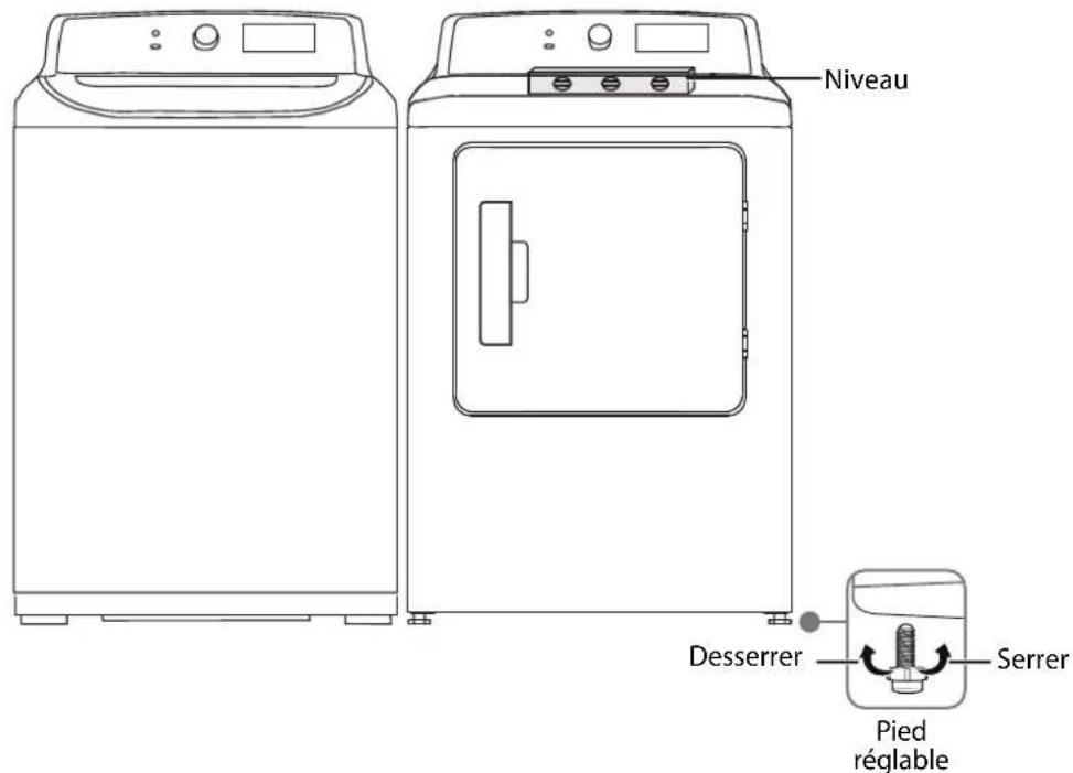 INSIGNIA NSFDRE67WH8A - Étape 5: Mise de niveau de la séchée - 1