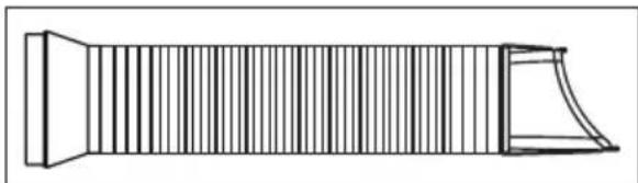 ELECTROLUX EXP09HSECI - Udledning af varm luft - 1