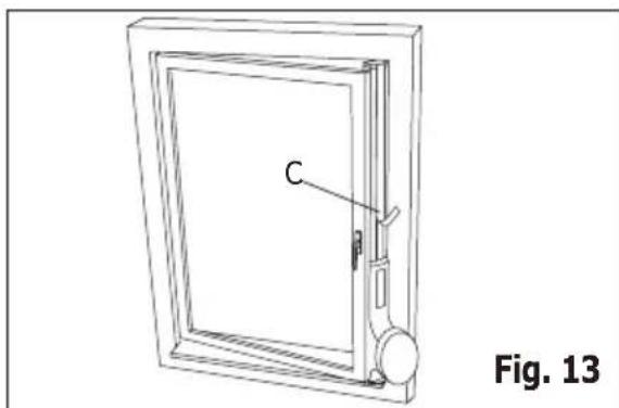 ELECTROLUX EXP09HSECI - Installation in a casement window - 8
