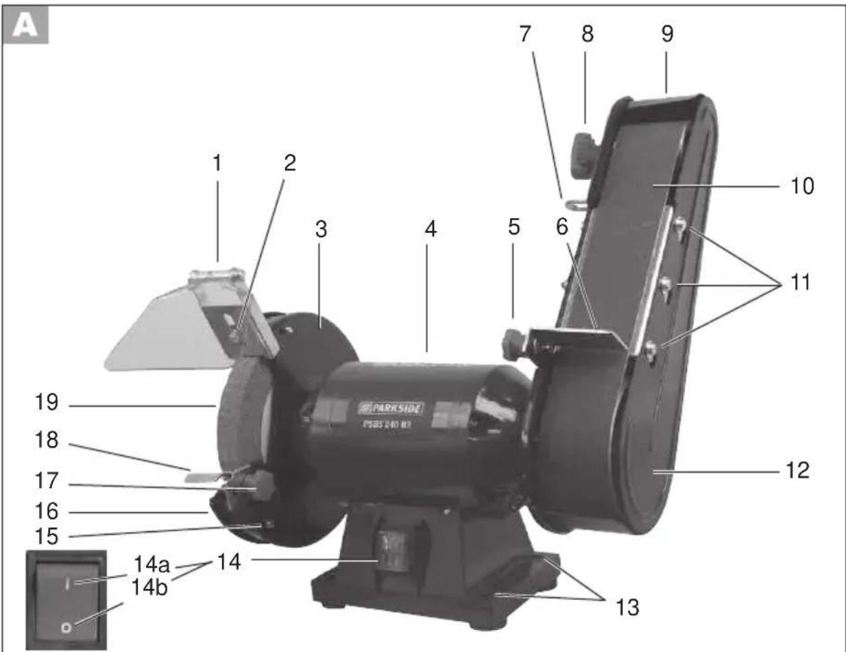 PARKSIDE PSBS 240 B2 - DE AT CH - 1