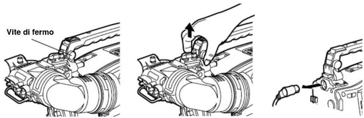 PANASONIC AJHVF27B - Modo di staccare il mirino - 1