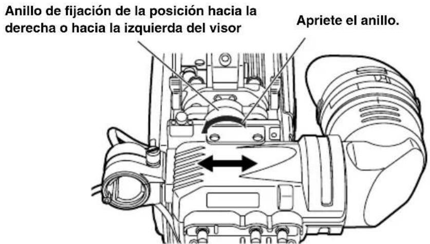 PANASONIC AJHVF27B - Ajuste de la posicion hacía la derecha o hacía la izquierda del visor - 1