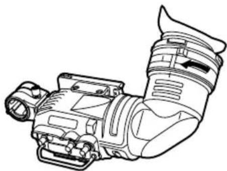 PANASONIC AJHVF27B - Anbringen des Okulars - 1