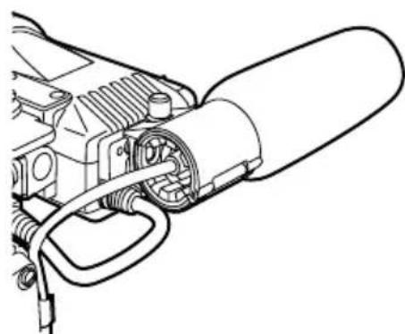 PANASONIC AJHVF27B - Mounting the Microphone - 2