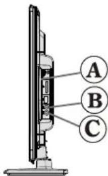 OCEANIC OCEALED32DVD16B3 - DVD Control Panel Buttons - 1