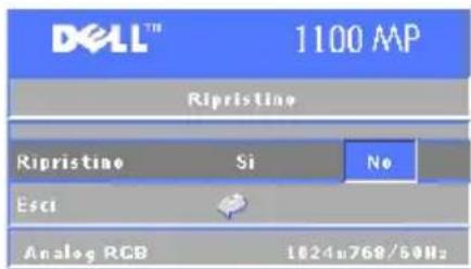 DELL 1100MP - Menu Ripristino - 1