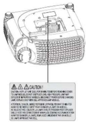 DELL 1100MP - Bytte ut lampen - 4