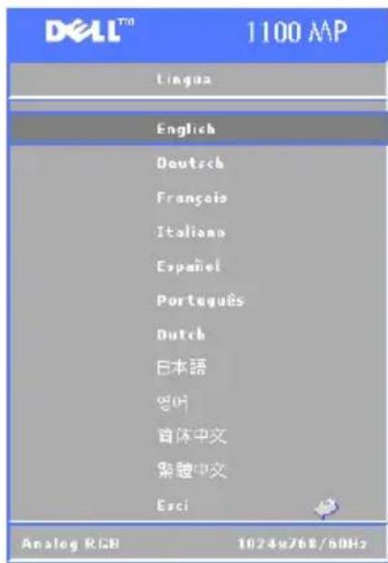 DELL 1100MP - Menu Lingua - 1