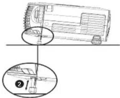 DELL 1100MP - De projector laten zakken - 2