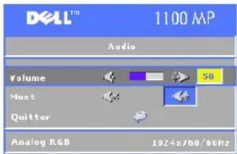 DELL 1100MP - Menu Audio - 1