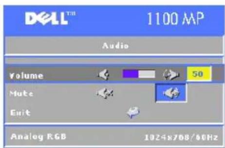 DELL 1100MP - Menu Audio - 1