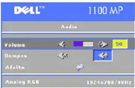 DELL 1100MP - Menu Audio - 1