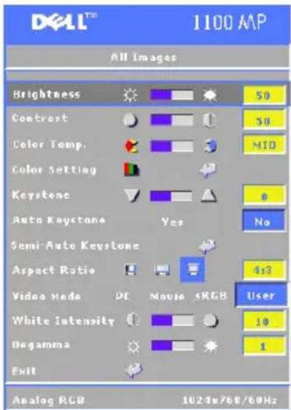 DELL 1100MP - All Images Menu - 1