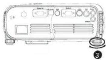 DELL 1100MP - Abaisissement du projecteur - 3