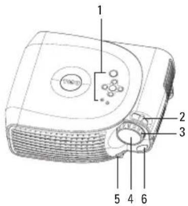 DELL 1100MP - Informacja o projektorze - 1