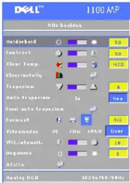 DELL 1100MP - Menu Alle beelden - 1