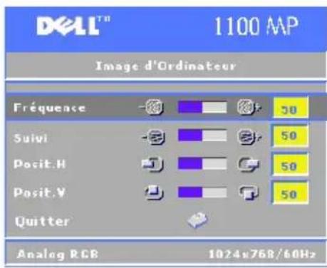 DELL 1100MP - Menu Image d'Ordinateur - 2