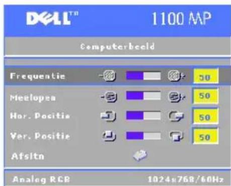 DELL 1100MP - Menu Computerbeeld - 2