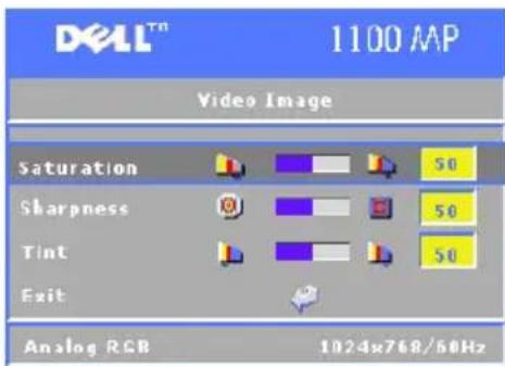 DELL 1100MP - Menu Video Image - 2
