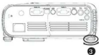 DELL 1100MP - Lowering the Projector Height - 2