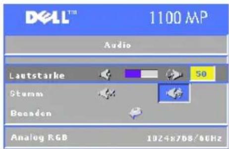 DELL 1100MP - Menu Audio - 1