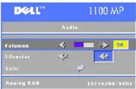 DELL 1100MP - Menu Audio - 1