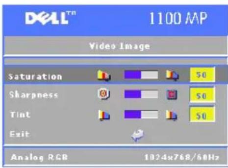 DELL 1100MP - Menyn Video Image - 2